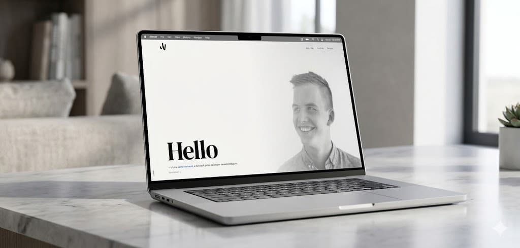 Project thumbnail: Portofolio site