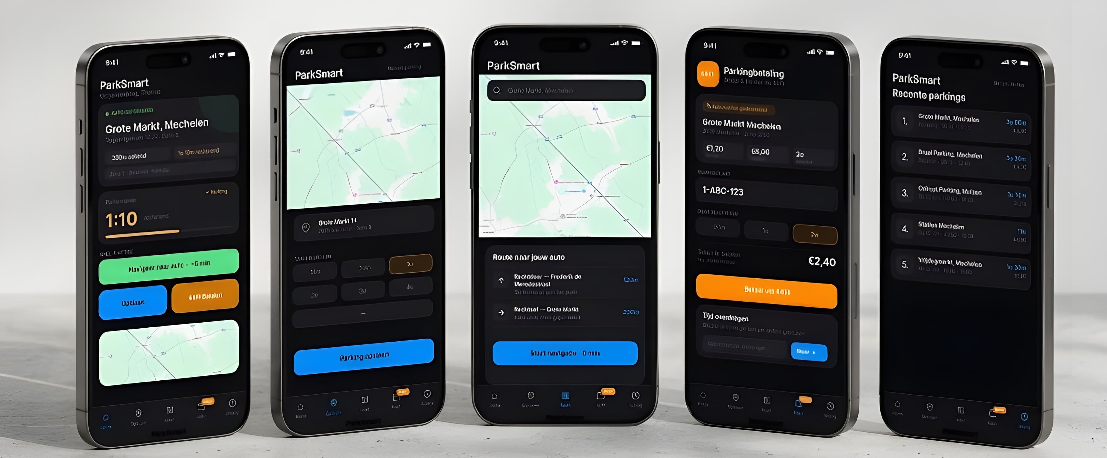 Project thumbnail: Parksmart app